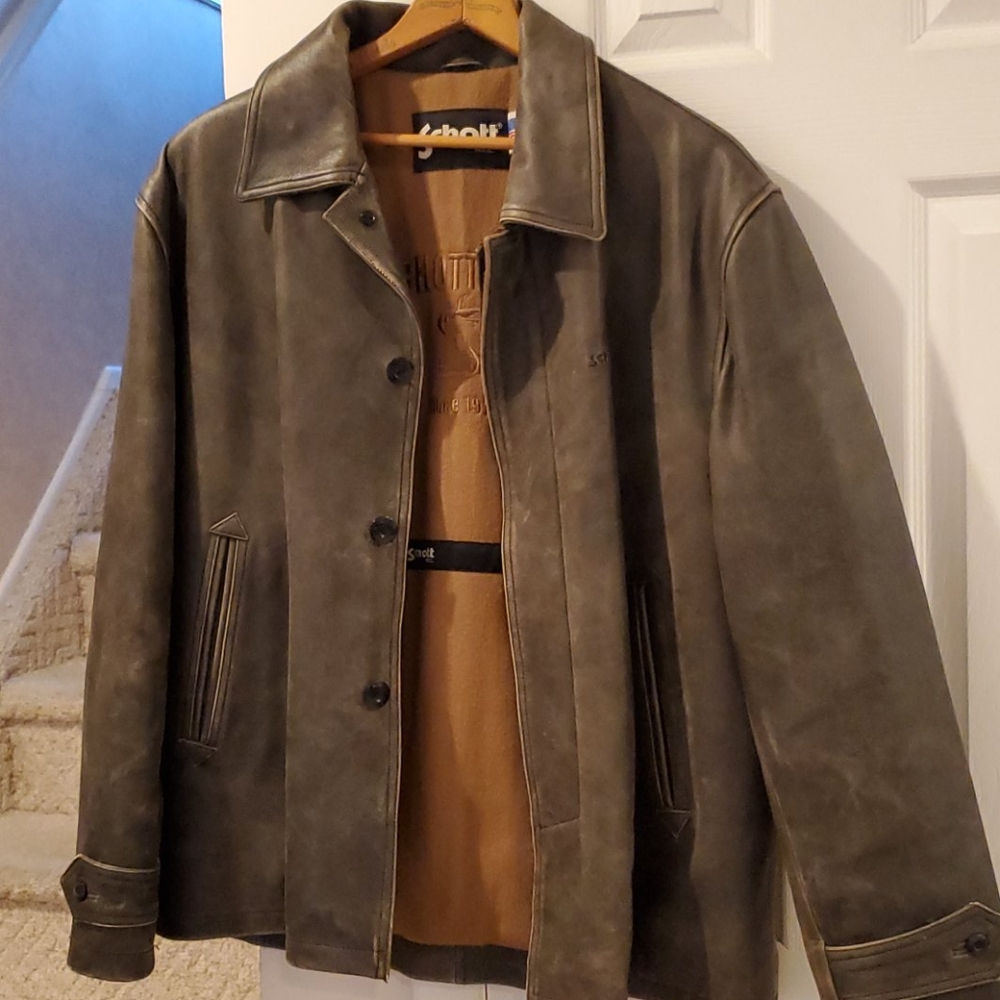 Schott NYC Mens Leather Jacket
